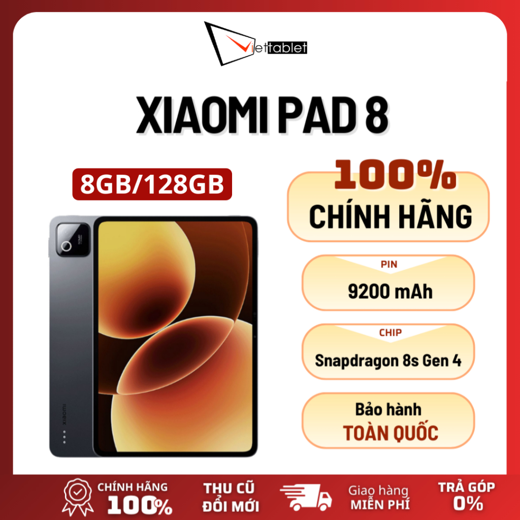 [TẶNG BAO DA]  Máy Tính Bảng Xiaomi Pad 8 (8GB - 128GB) - Hàng Chính Hãng, Nguyên Seal | BigBuy360 - bigbuy360.vn