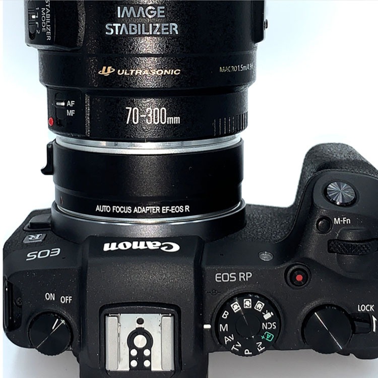 Ngàm chuyển canon EF to RF  (hỗ trợ AF) gồm 2 màu trắng và đen - Phụ-kiện