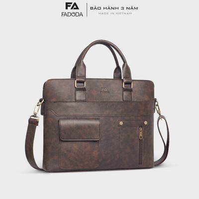 Cặp da công sở unisex đa năng tiện lợi FADODA FCD308