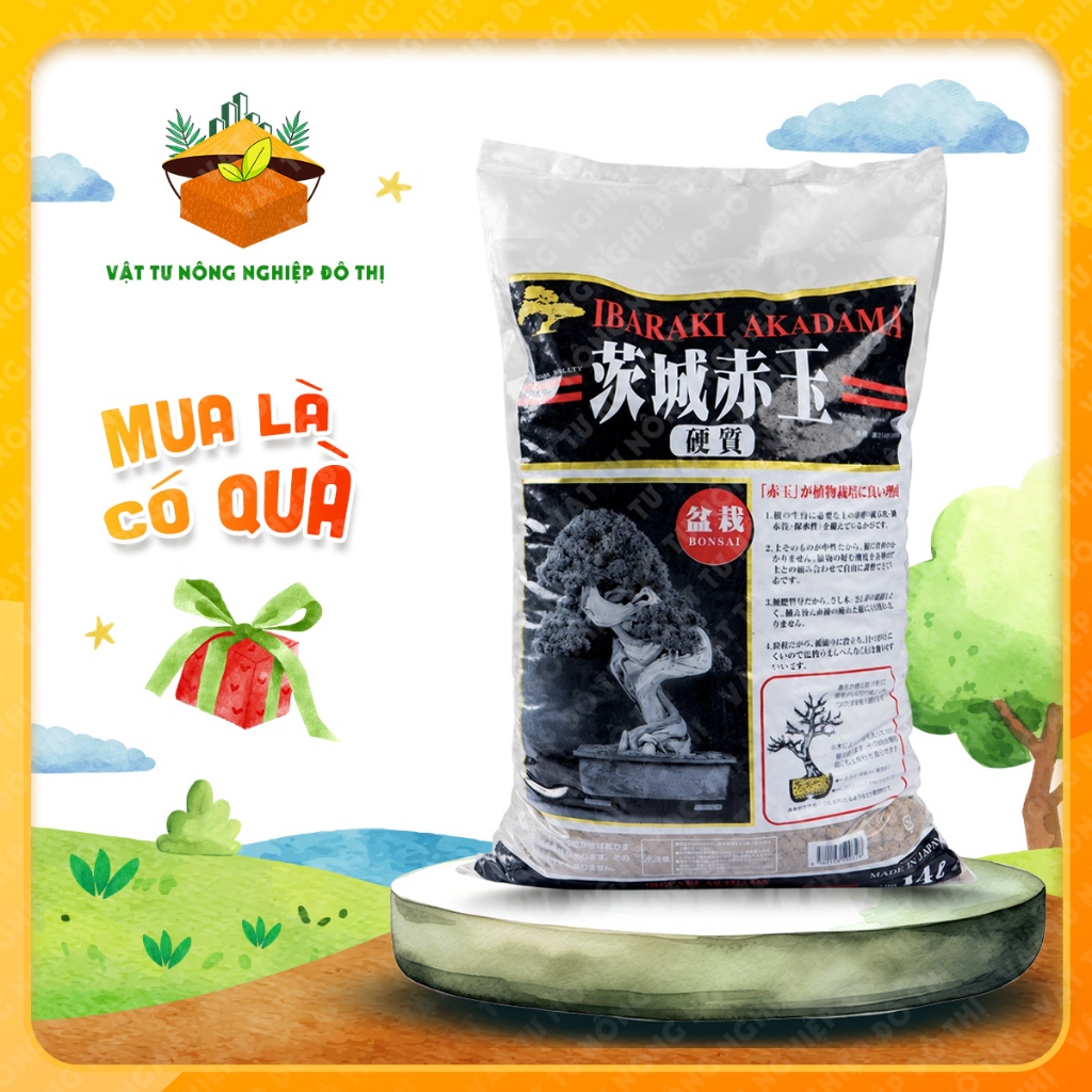 Bao 10Kg - Đất Akadama,phân nền Akadama (Bonsai,xương rồng)-Size 3-6mm | Độc quyền Family Garden