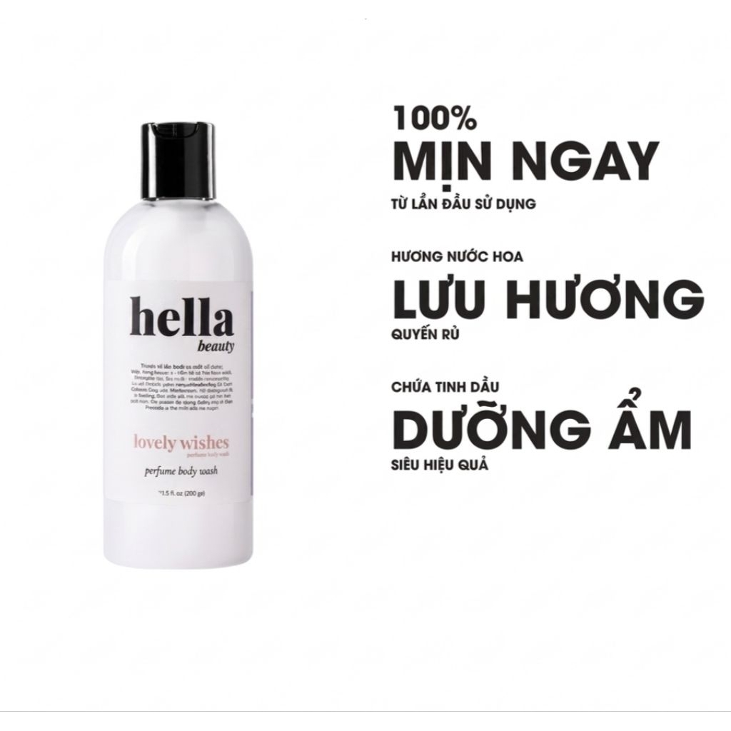 Sữa Tắm Nước Hoa Hella Beauty 310ML