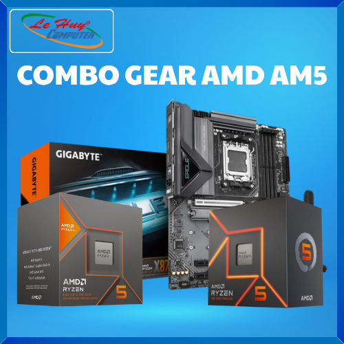 Combo AMD AM5 CPU Ryzen 5 7500F/ 8500G + MB GIGABYTE X870 EAGLE WIFI7 DDR5 - Hàng Chính Hãng