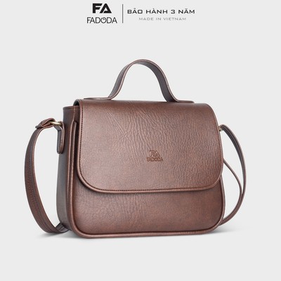 Túi da tổng hợp cao cấp đeo chéo nữ cỡ lớn Fadoda FN26