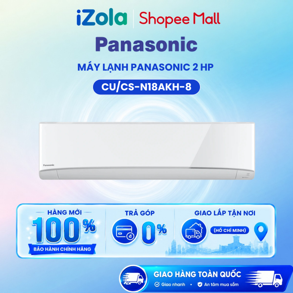 CU/CS-N18AKH-8 - Máy lạnh Panasonic 2 HP CU/CS-N18AKH-8 - Hàng chính hãng