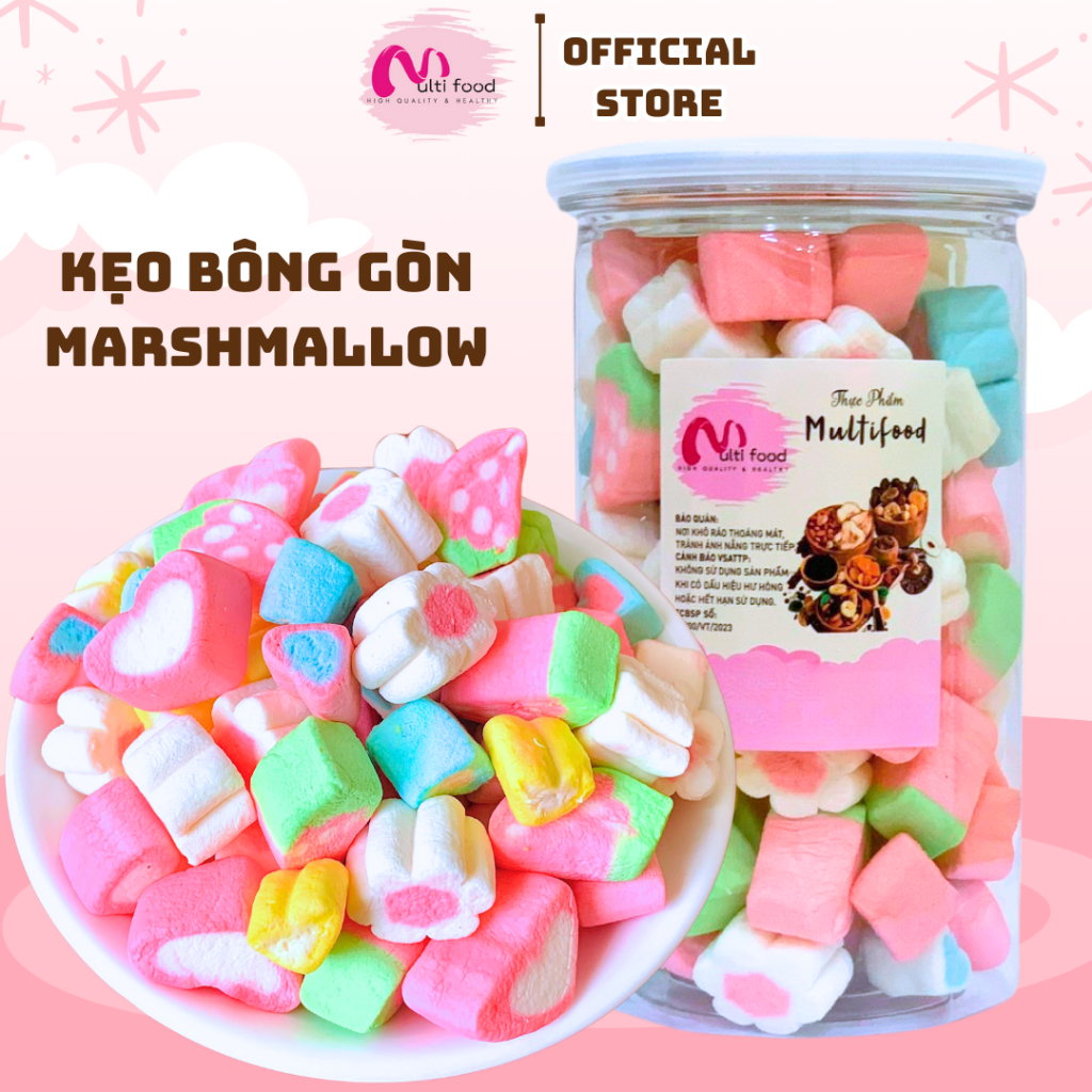 200Gr Kẹo Bông Gòn Marshmallow | MULTIFOOD