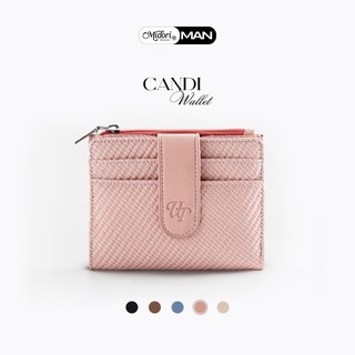 Ví Da PU CANDI Nhiều Ngăn Bóp Đựng Tiền Thẻ Basic Nam Nữ Công Nghệ RFID Blocking | MIDORI FOR MAN