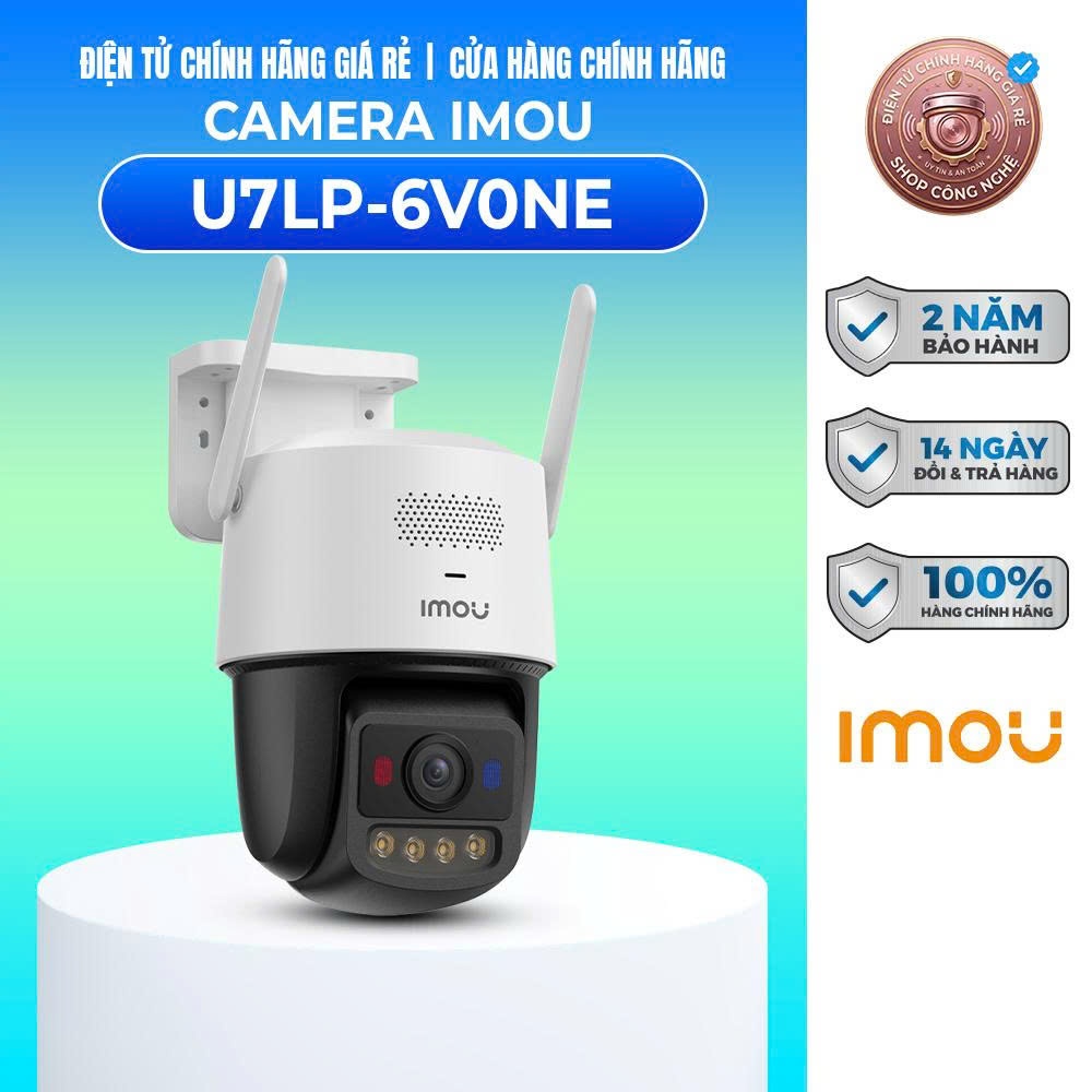 Camera Wifi IMOU TITAN PRO IPC-U7LP-6V0NE 6MP 3K+ - Bảo hành Chính Hãng 2 Năm