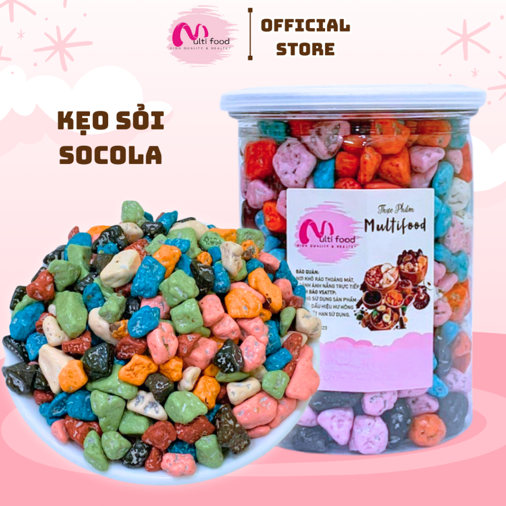 500gr Kẹo Sỏi Socola | MULTIFOOD