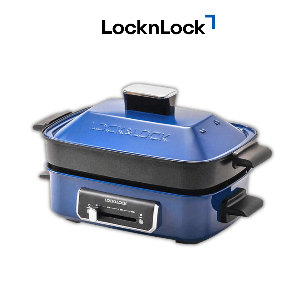 Nồi Điện Đa Năng LocknLock EJG556 Dung Tích 2.5L, 1200-1400W – Hàng chính hãng