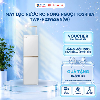 [Shopee Lắp 0Đ HCM HN] Máy lọc nước RO nóng nguội Toshiba TWP-H2396SVN(W) 10 lõi |Bảo hành 24 tháng