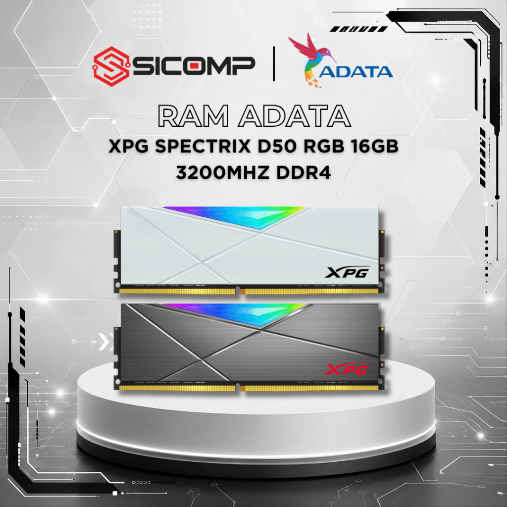 [FULL VAT] Ram Adata XPG Spectrix D50 RGB 16GB 3200Mhz DDR4, BH 60TH