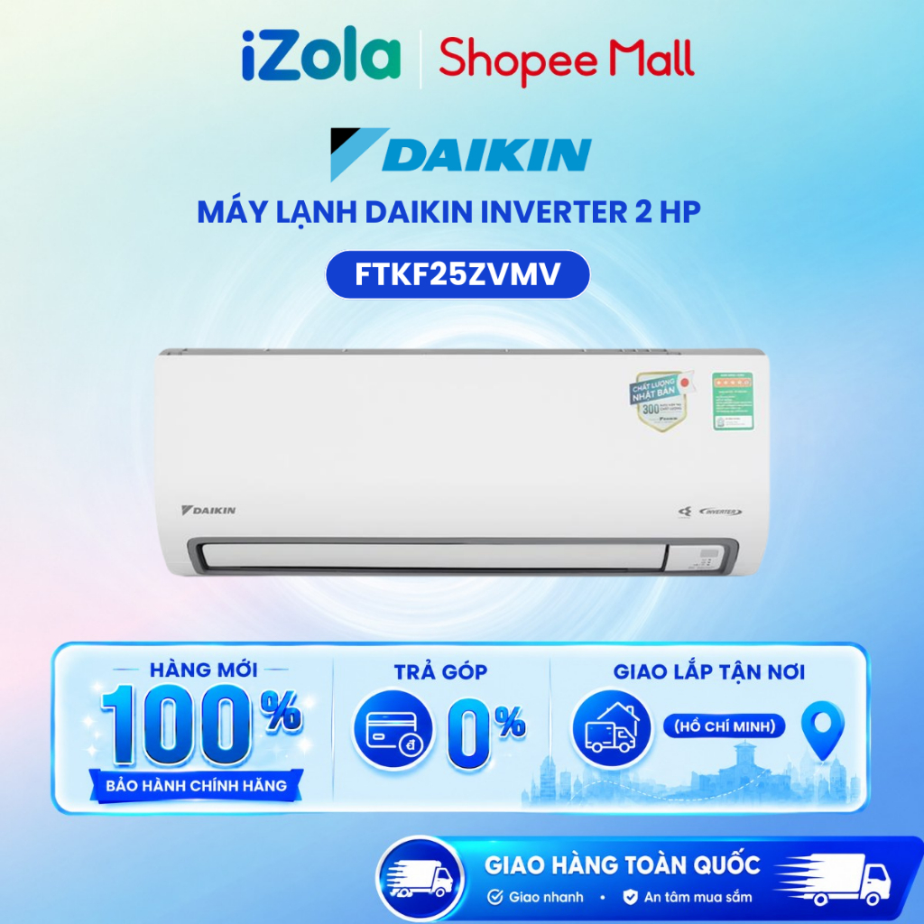 FTKF25ZVMV - Máy lạnh Daikin Inverter 1 HP FTKF25ZVMV - Hàng chính hãng