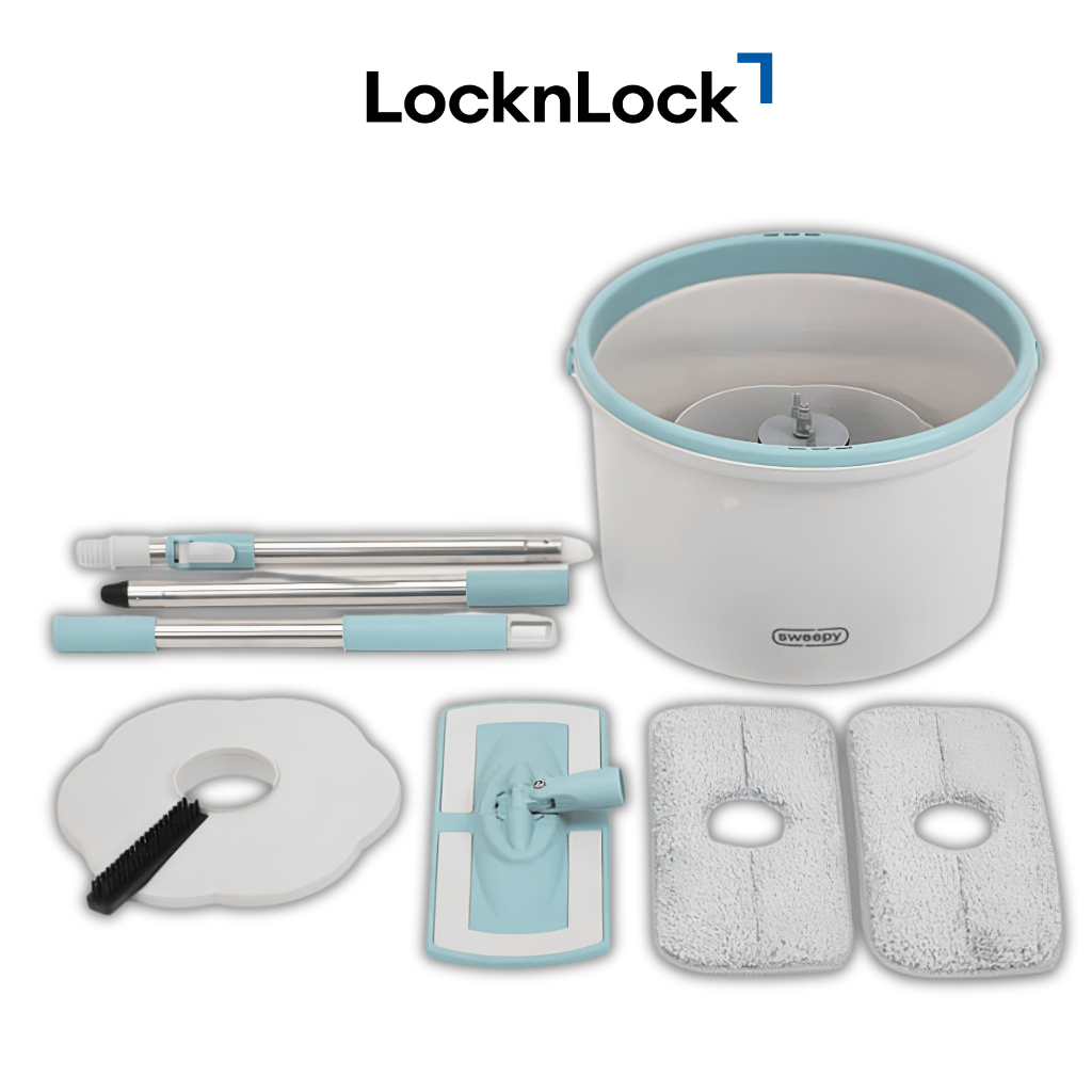 Bộ cây lau nhà tách nước Sweepy ETM973 LocknLock dung tích 2.5L