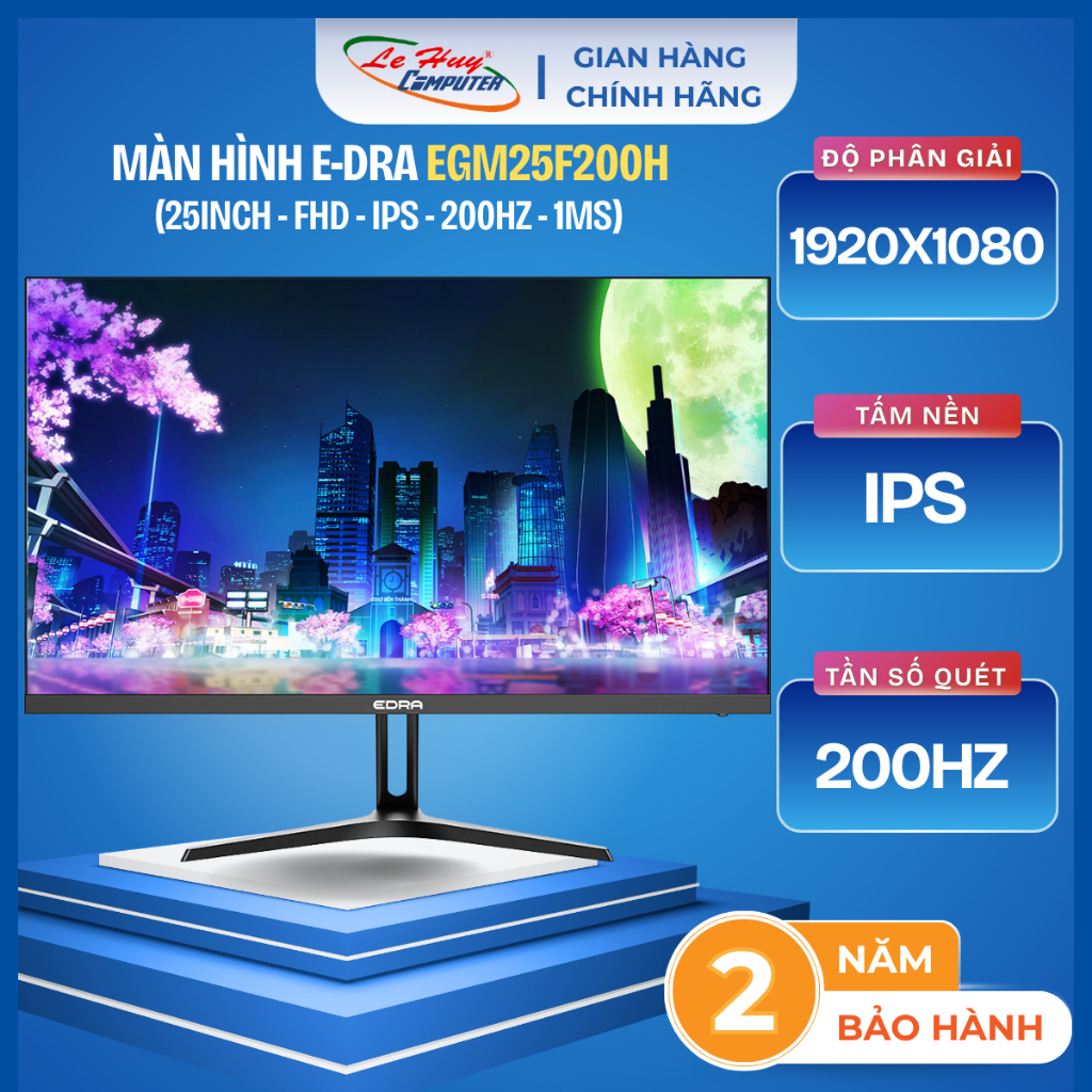 Màn Hình Gaming EDRA EGM25F200H 25 inch FullHD 200Hz - Hàng Chính Hãng