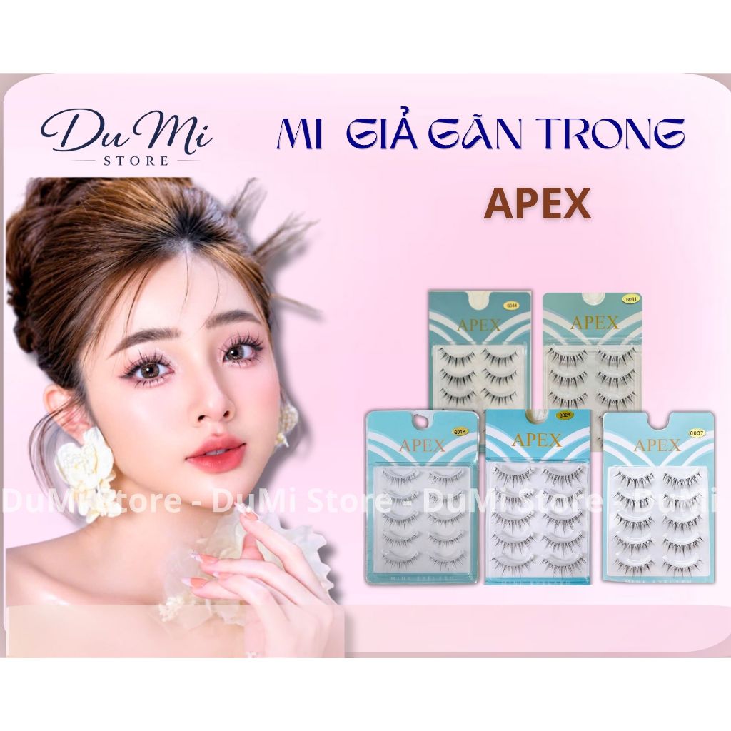 Rẻ Vô Địch] Lông Mi Giả Gân Trong, Mi Gân Trong APEX Cao Cấp 6 mã hot nhất - DuMi Store
