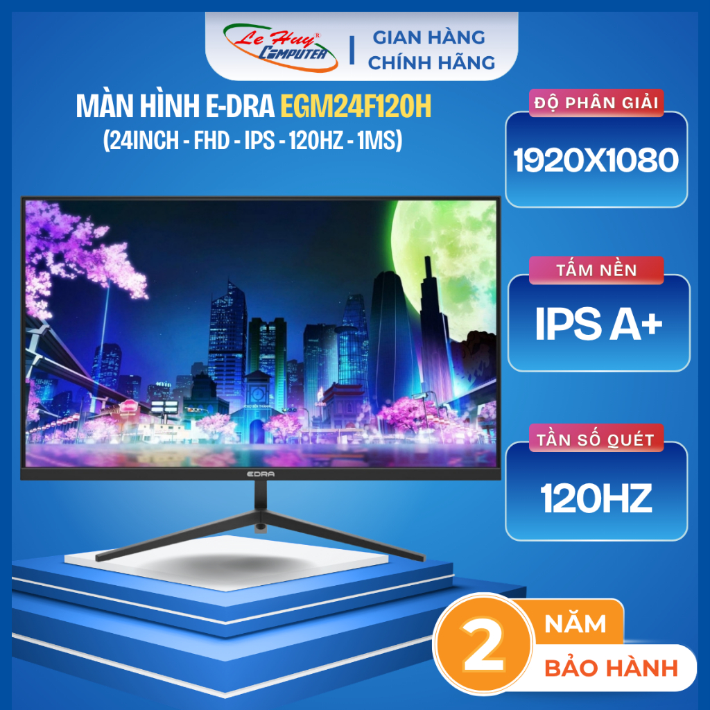 Màn Hình LCD Gaming EDRA EGM24F120H 24 inch FullHD 120Hz - Hàng Chính Hãng