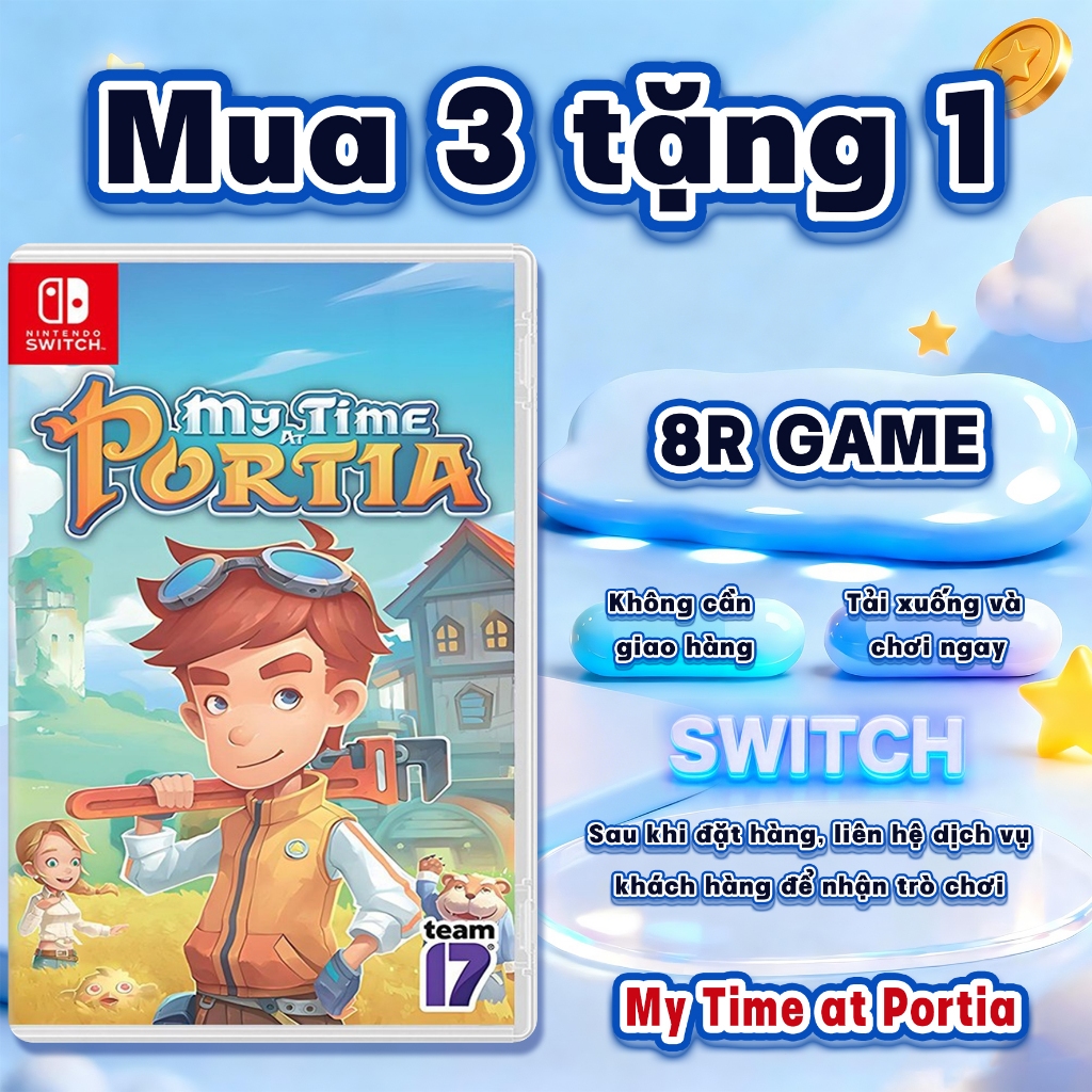 My Time at Portia Nintendo Switch GAME– Mua 3 Tặng 1