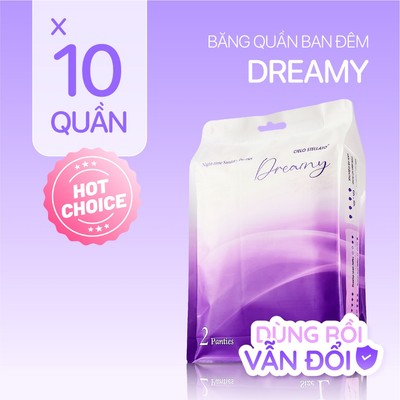 Combo 10 băng quần ban đêm DREAMY, chống tràn 360, ngủ ngon mọi tư thế, không lo hầm bí