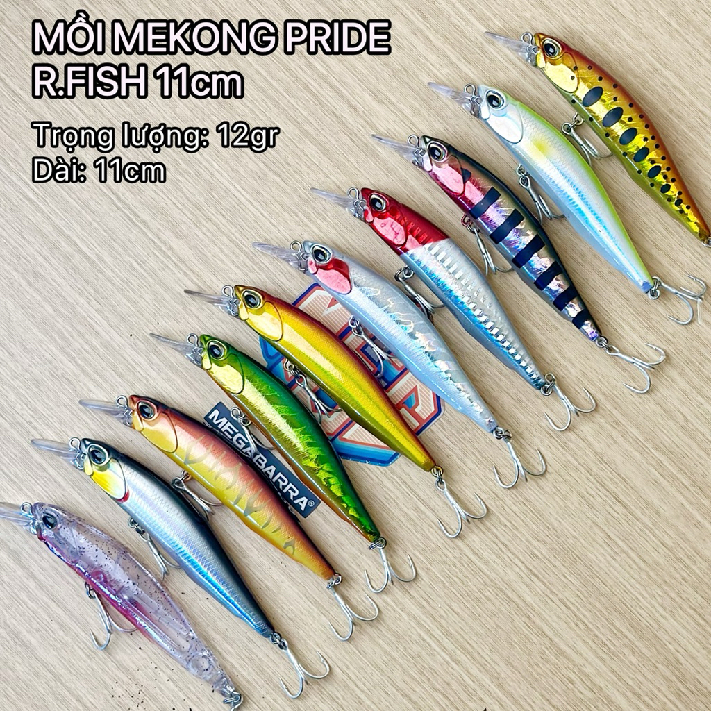 MỒI CÂU LURE MEKONG PRIDE R.FISH 11cm 12gr