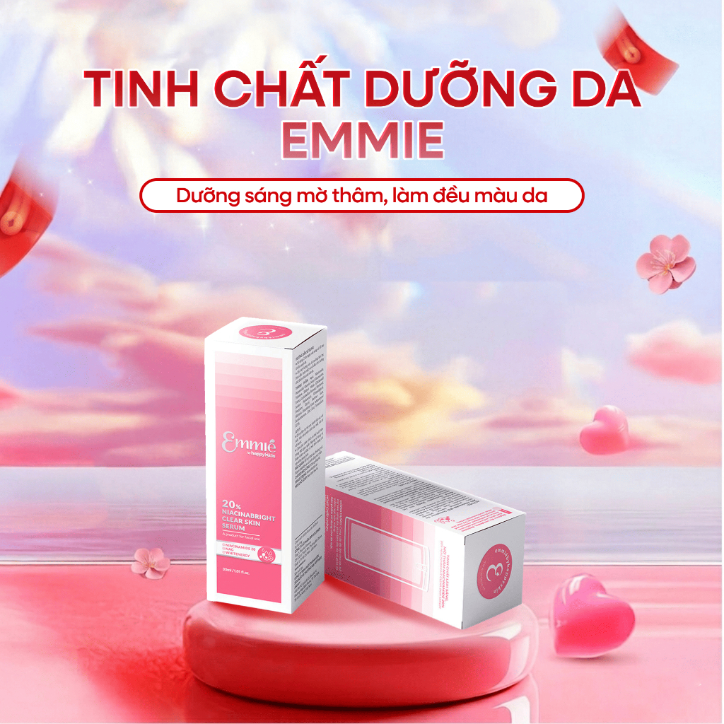 Serum Niacinabright 20% Clear Skin Serum Làm Sáng Da Mờ Thâm Emmie 30ml