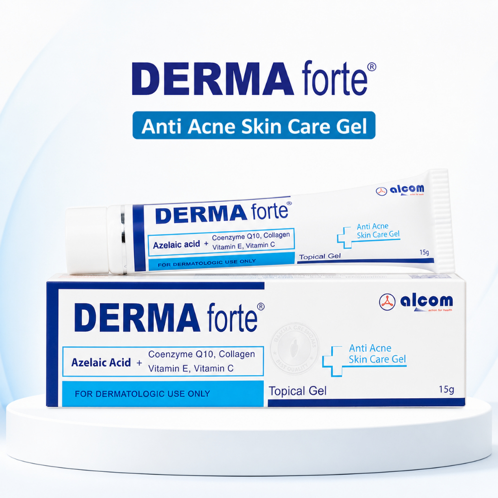 Gel giảm mụn Derma Forte Bản thường, Bản advanced