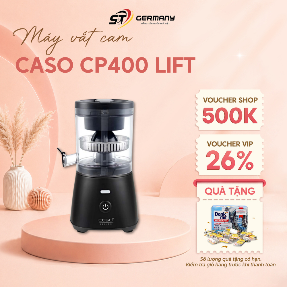 HCM Máy vắt cam CASO CP400 Lift, Máy vắt cam tự động cao cấp  GermanySNT 490041