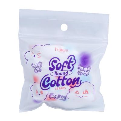 [QUÀ TẶNG KHÔNG BÁN] Horus Bông tẩy trang tròn Round Soft Cotton Pads 15 pads - Ultra Soft