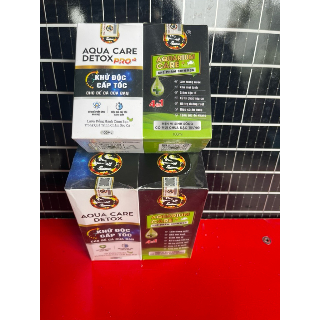 Combo Aqua Care Detox + Aquarium care 4in1