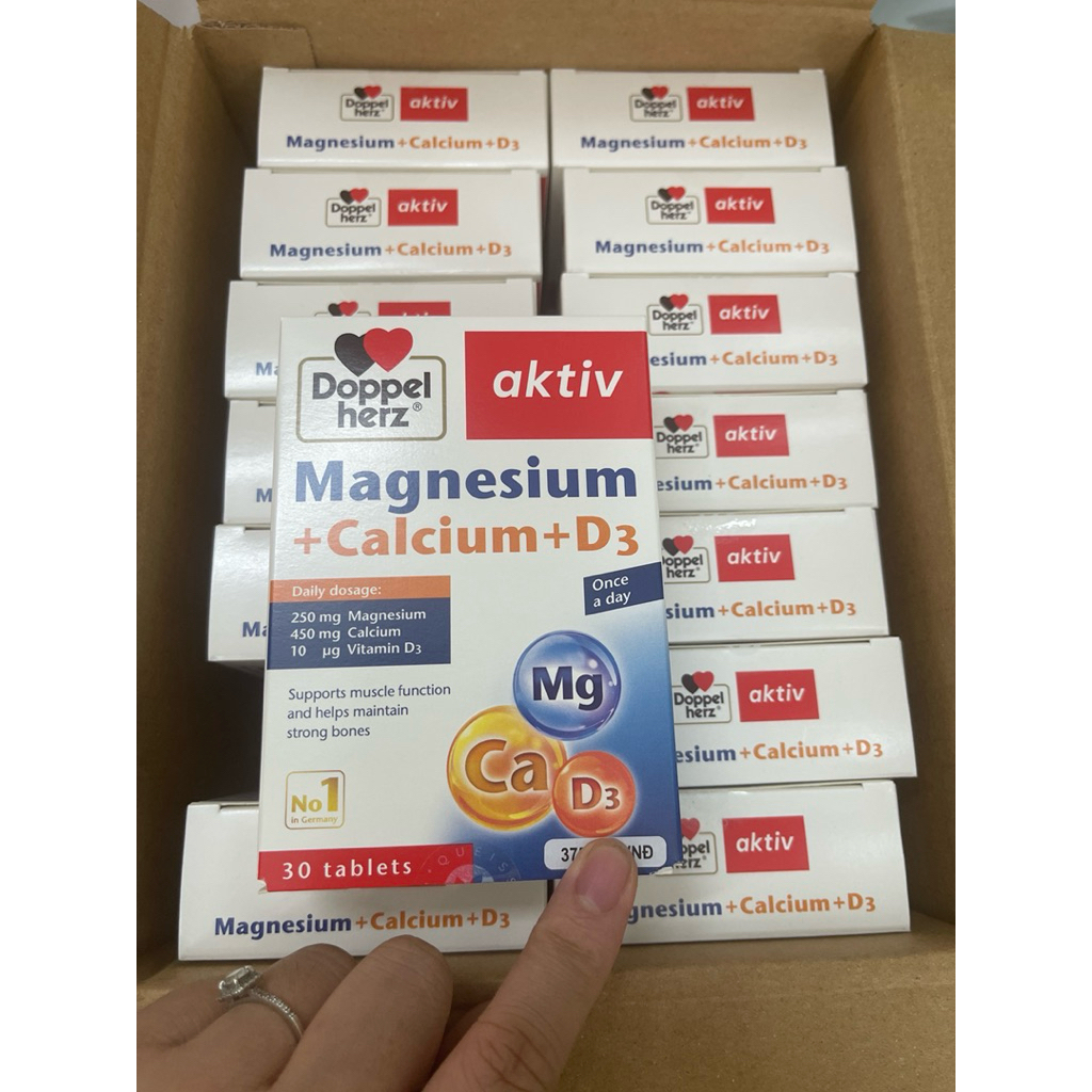 Doppelherz MAGNESIUM CALCIUM D3 doppelherz bổ sung canxi tê bì chân tay