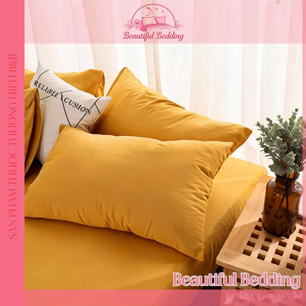 Vỏ Gối Cotton Tici Cao Cấp Không Bai Xù, Bao Gối Đầu 35x50 45x65 50x70 Được Chọn Mẫu