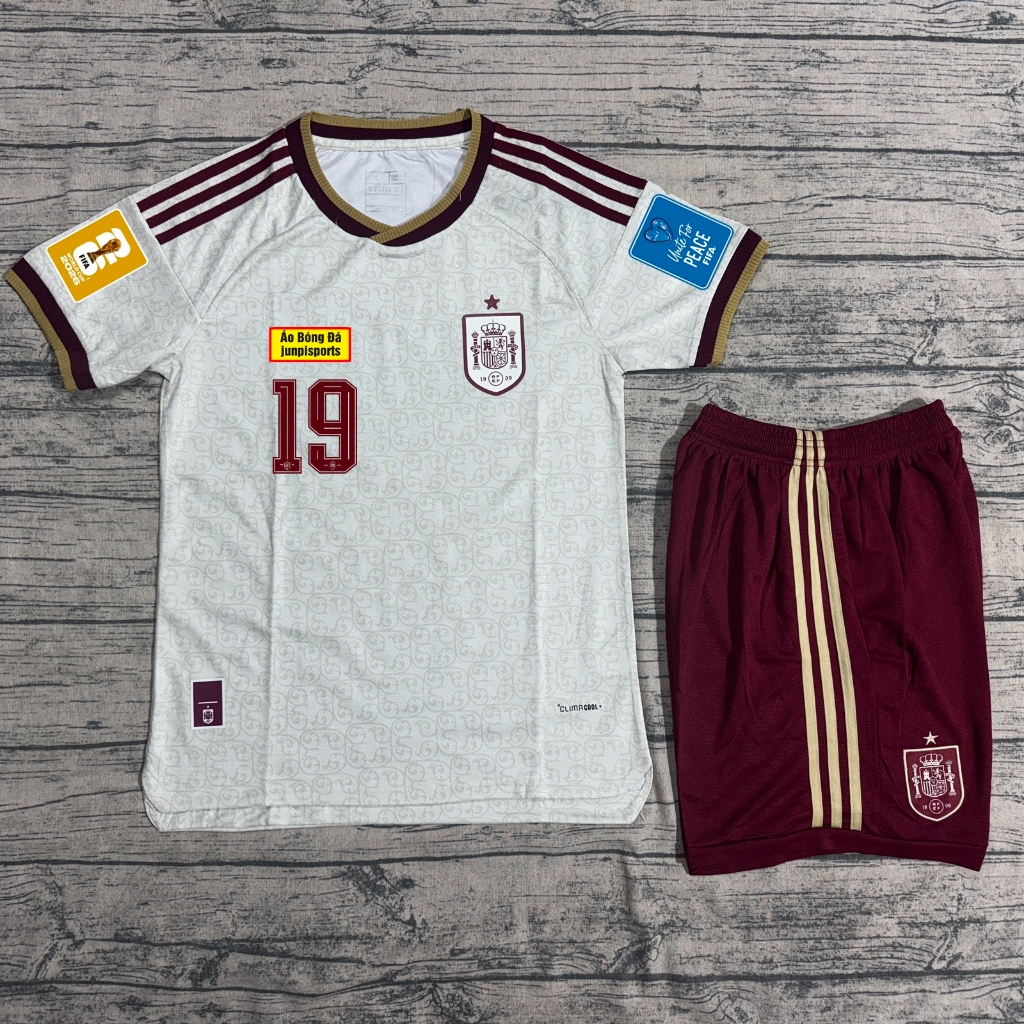 BỘ QUẦN ÁO BÓNG ĐÁ ĐỘI TUYỂN TÂY BAN NHA - MẪU AWAY 2026 - VẢI GAI THÁI CAO CẤP | BigBuy360 - bigbuy360.vn