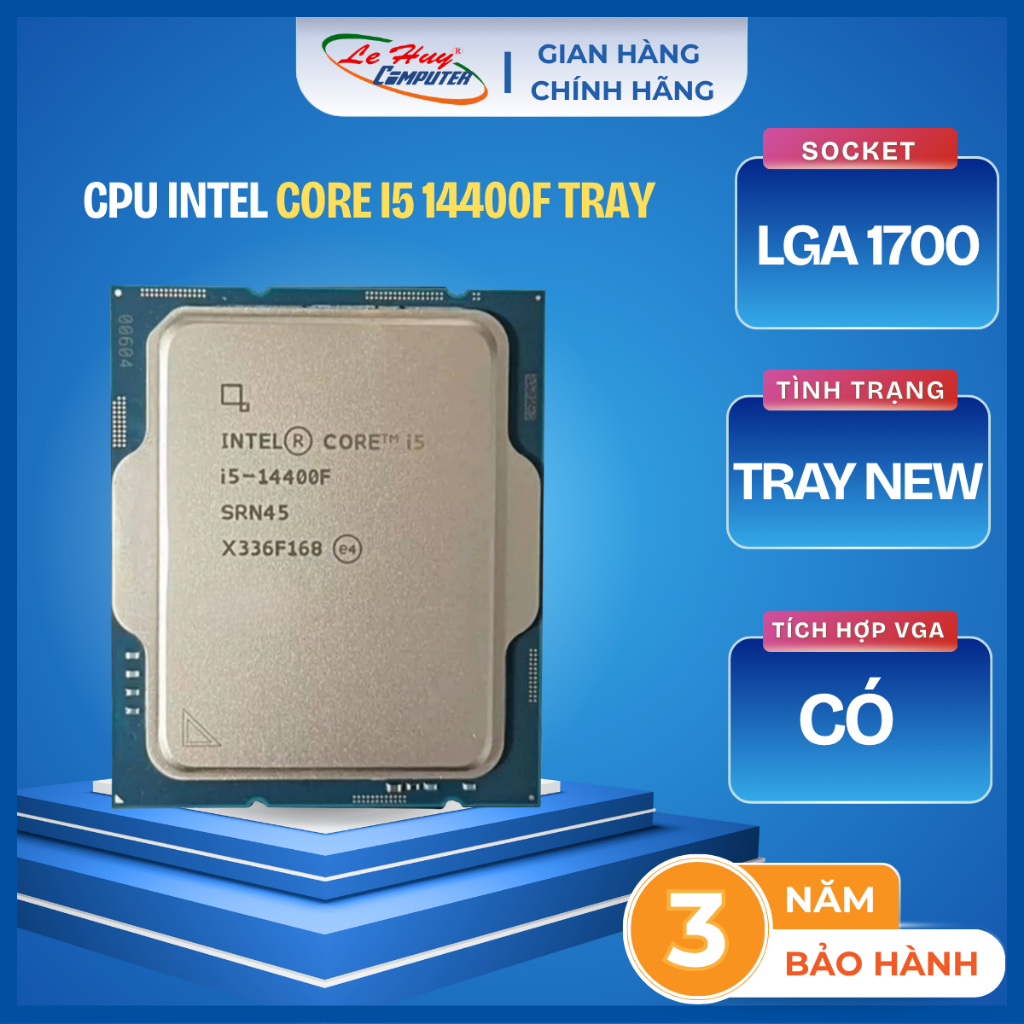 CPU Intel Core i5 14400F Tray - Hàng Chính Hãng