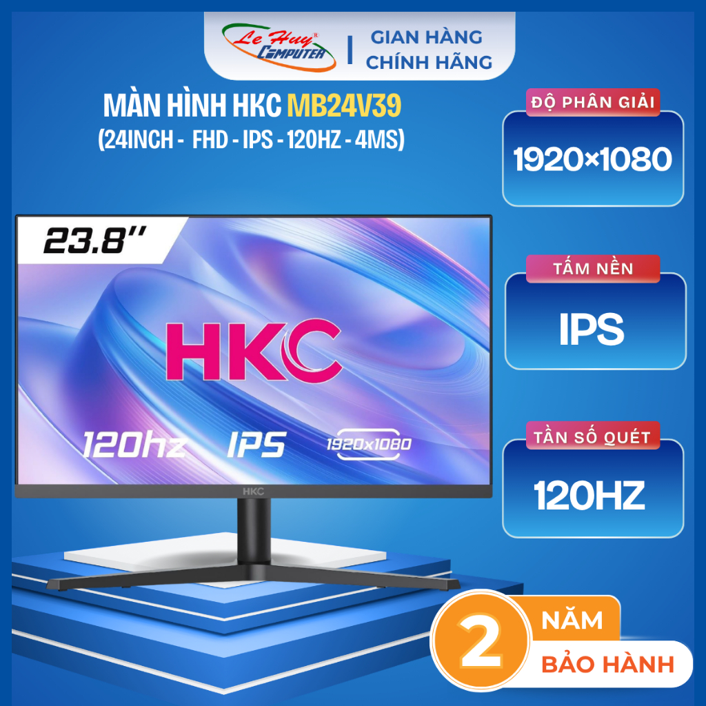 Màn Hình Văn Phòng HKC MB24V39 23.8 inch, IPS, 120Hz - Hàng Chính Hãng