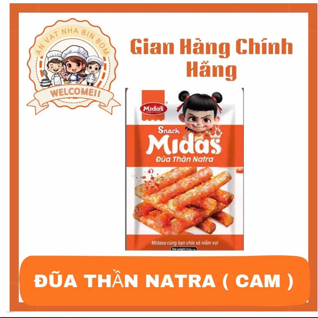 Snack đũa thần Natra -  Snack bò mỹ vị MIDAS