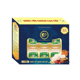 [Hộp Quà Tặng] NƯỚC YẾN KIDS VỊ VANI Dược Khang Phát bổ dưỡng, tốt cho sức khỏe bé (6 hũ x 70ml)