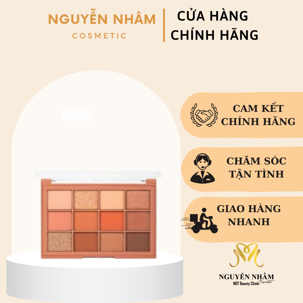 Phấn mắt 12 ô Odbo - OD2012 - 02