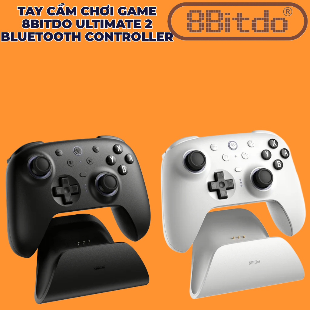 Tay Cầm Chơi Game 8BitDo Ultimate 2 Bluetooth Controller Kèm Dock Sạc
