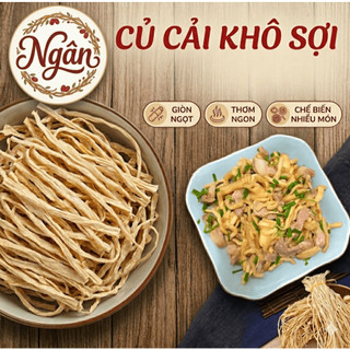 1KG Củ Cải Khô Sợi Giòn Ngọt, Thơm Ngon - Nấu Canh, Kho Thịt, Làm Dưa Món