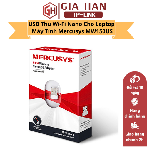 USB THU WIFI MERCUSYS MW150US / MW300UM | CARD WIFI USB CHO PC LAPTOP 150Mbps - 300Mbps