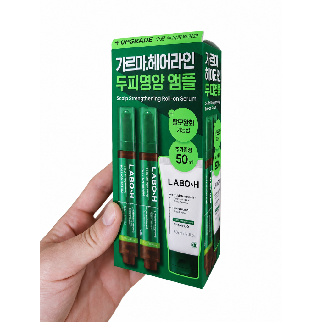 Labo H Tinh chất roll on serum Hair Loss Care Hair Line chính hãng oliveyoung