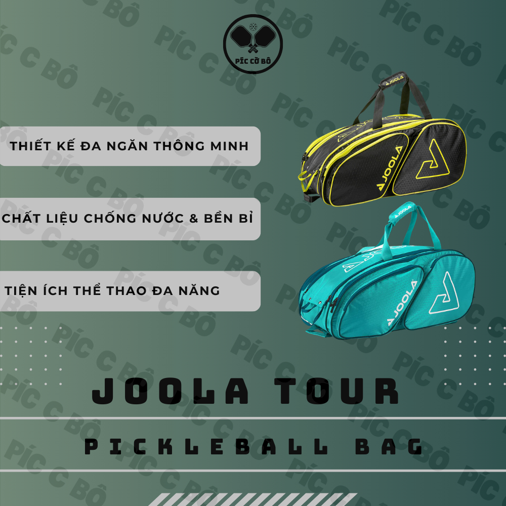 [𝙅𝙊𝙊𝙇𝘼 𝙀𝙇𝙄𝙏𝙀] Balo J.O.O.L.A Tour Elite Pro Pickleball - Ngăn Đựng Đa năng + Chống Nước