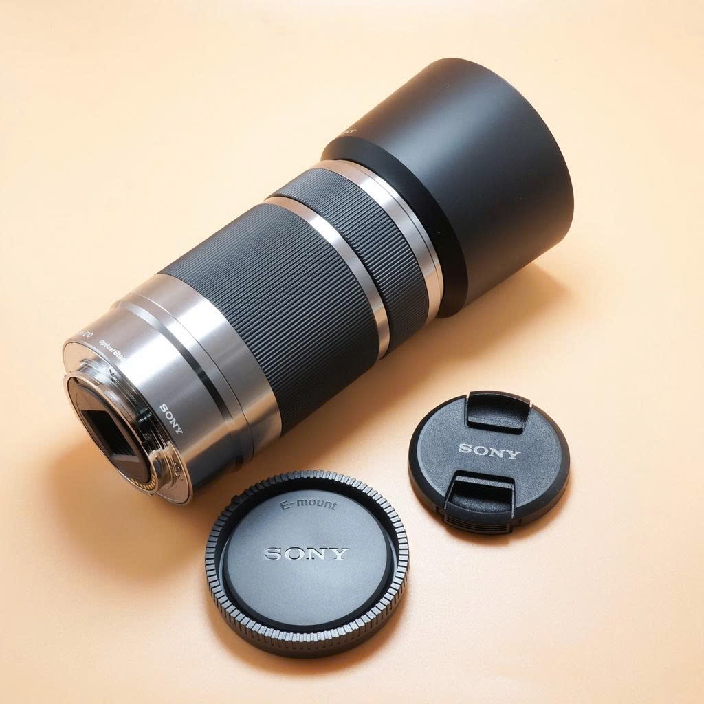[Đồ cũ, kỹ tính quá thì Next ] kính cũ SONY SEL E 55-210mm (Có chống rung OSS) cho máy ảnh Mirrorles