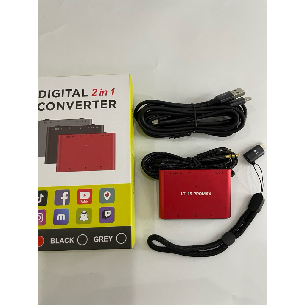 Box live Stereo LT15 PRO MAX phiên bản mới cải thiện bạn à cáo dây xịn