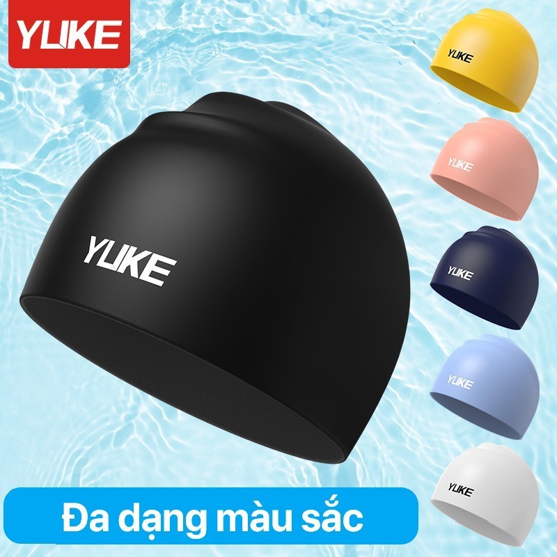Mũ bơi người lớn YUKE - GJ240 - Silicone đàn hồi cao, không mùi/ Nhập khẩu chính hãng HT Sport