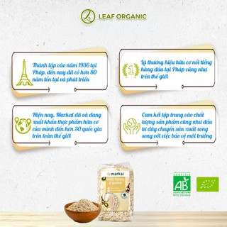 Yến mạch hữu cơ cán mỏng Markal/C'Lavie