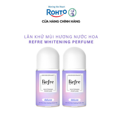 [VB] Combo 2 Lăn khử mùi Refre dưỡng sáng da hương nước hoa Whitening Perfume 40ml – Deluxe (hương sang trọng)