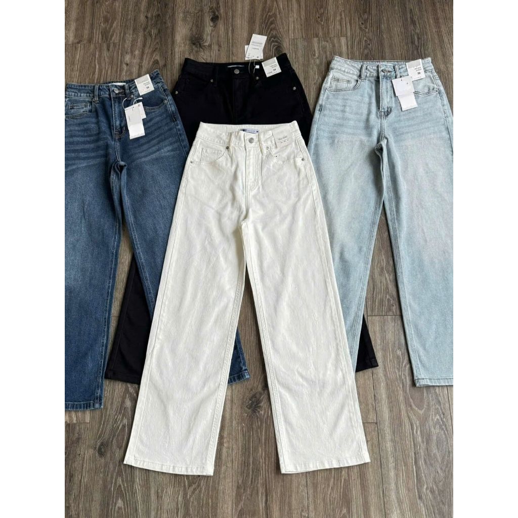 Quần Jean Suông Nữ 100-102cm (SZR02) SofM Wear