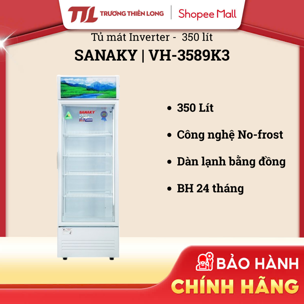 VH-3589K3 - Tủ Mát Sanaky Inverter 350 Lít VH-3589K3  [FREESHIP HCM]