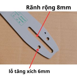 Lam xích thay thế cho máy cưa xích KPT CXC12 lam xích 12inch 1/4 62 chân 31 mắt dao bản to
