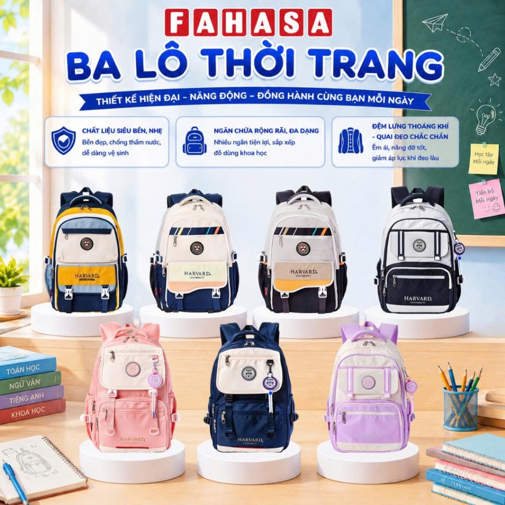 Ba Lô Thời Trang Harvard - iiGEN